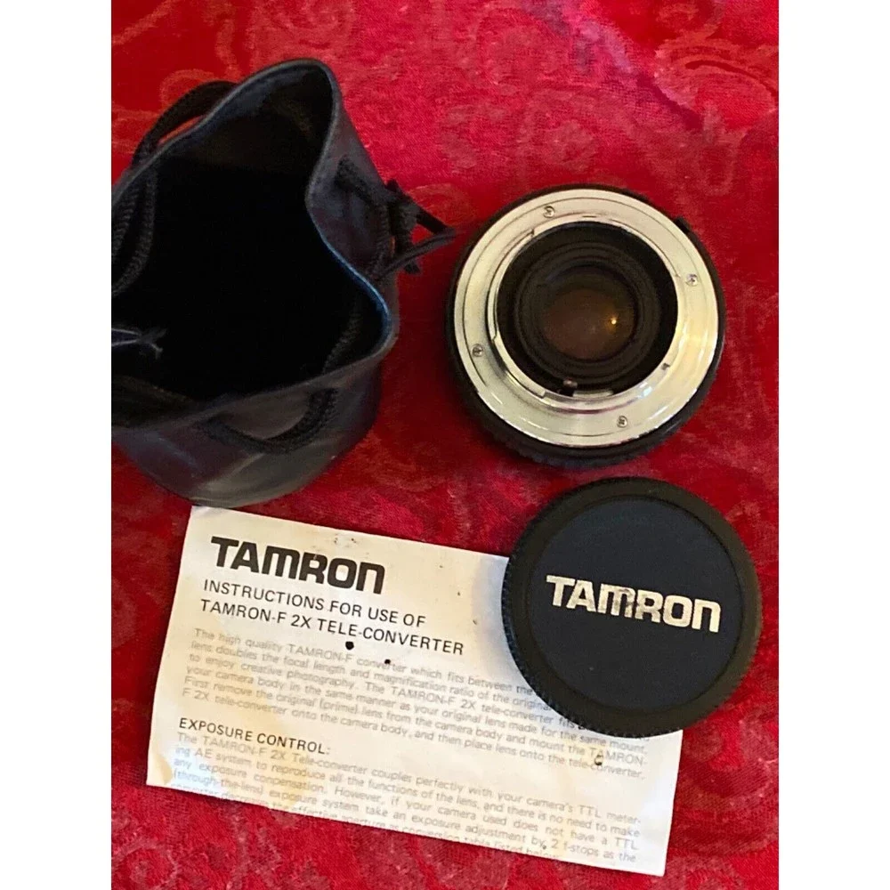Tamron-F Tele-Converter 2X C MC4 Made In Japan w/ case and instruction